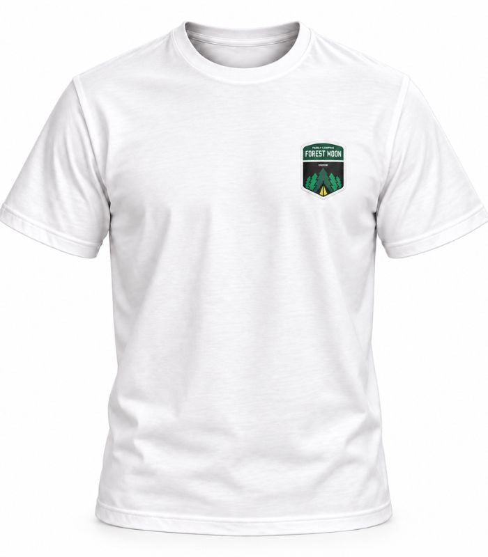 Camiseta Masculina Forest Moon Estampa Frente e Costas