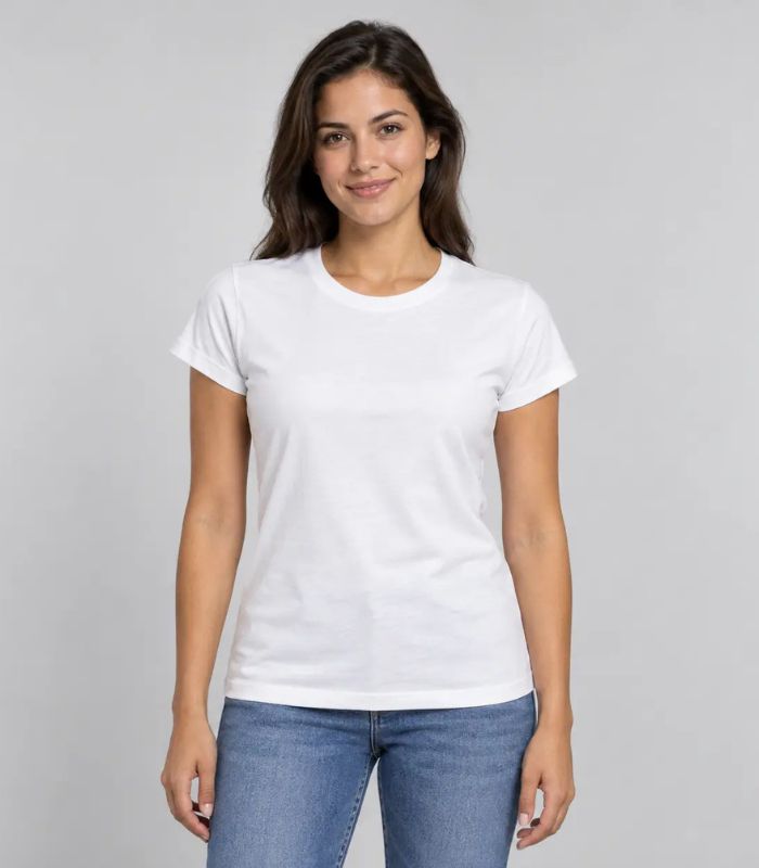 Baby Look Feminina Personalizada Branca Feito Meu