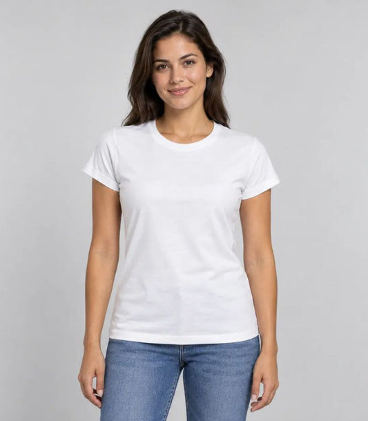 Baby Look Feminina Personalizada Branca Feito Meu