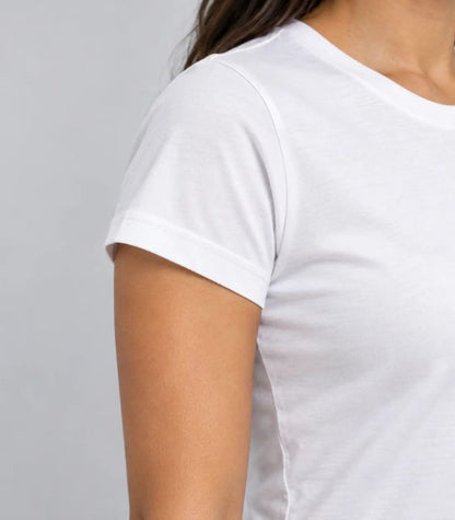 Baby Look Feminina Personalizada Branca Feito Meu