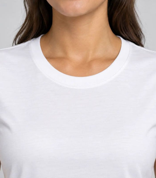 Baby Look Feminina Personalizada Branca Feito Meu