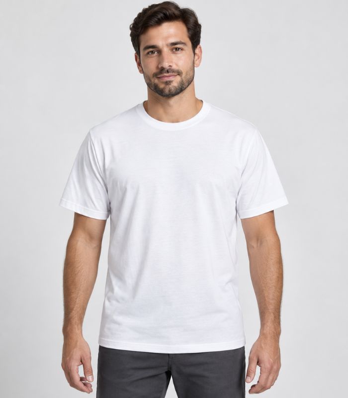 Camiseta Essencial Branca Feito Meu