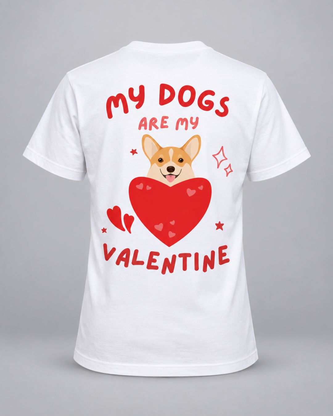 Camiseta Feminina My Dogs Are My Valentine