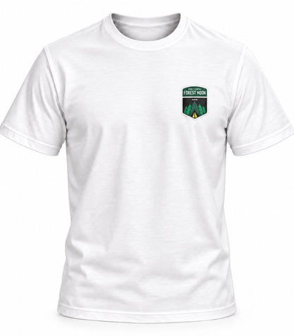 Camiseta Masculina Forest Moon Estampa Frente e Costas