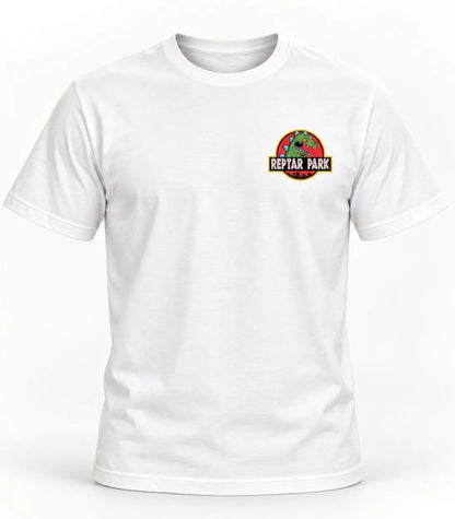 Camiseta Masculina Reptar Park Estampa Frente e Costas