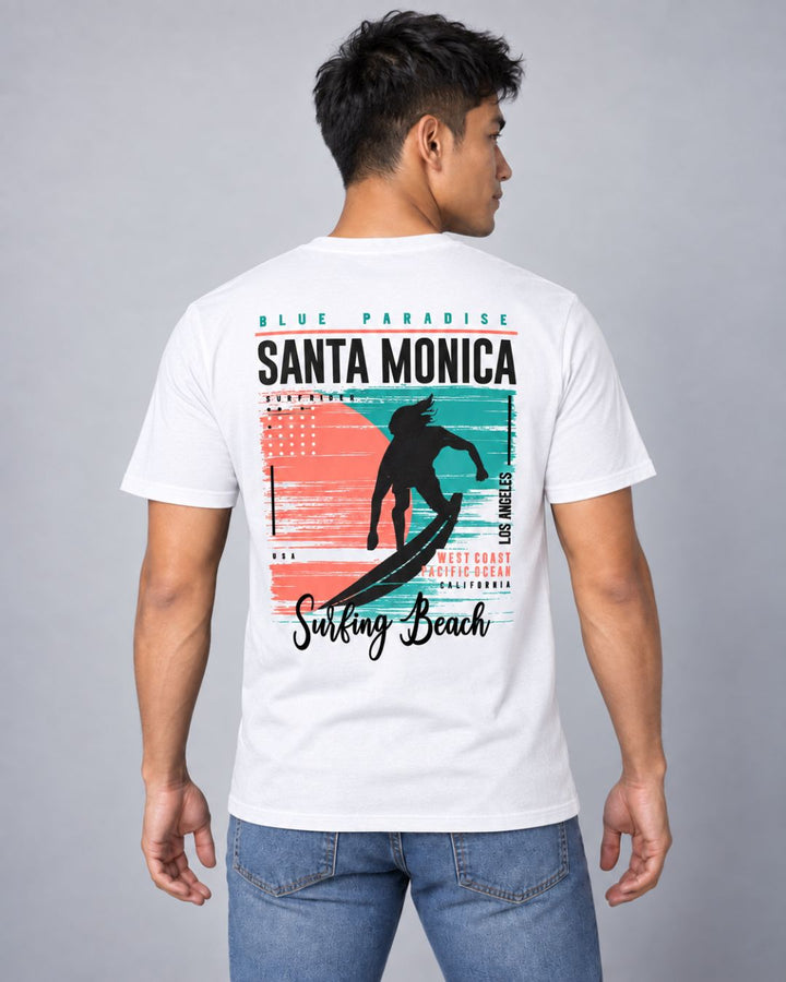 Camiseta Masculina Santa Monica Surf