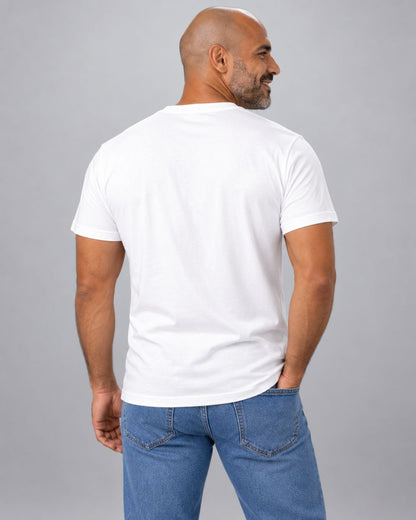 Camiseta Masculina Vai com Calma Estampa Retrô