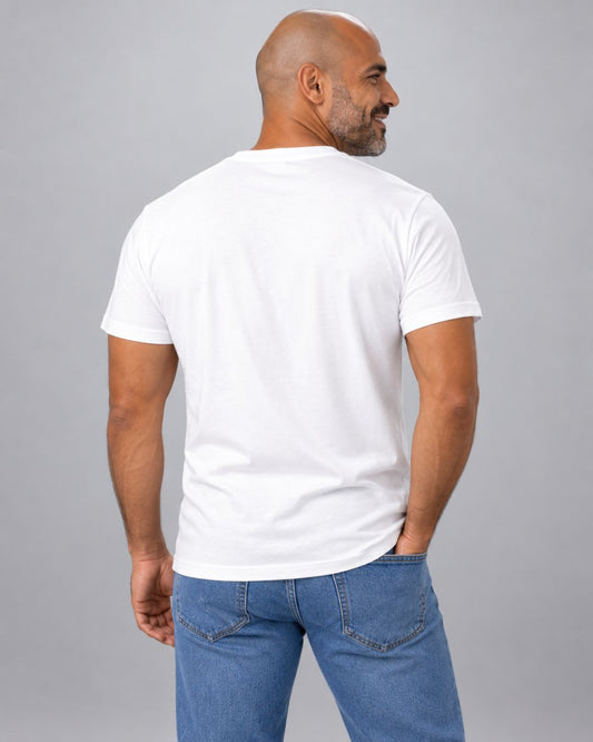 Camiseta Masculina Vai com Calma Estampa Retrô
